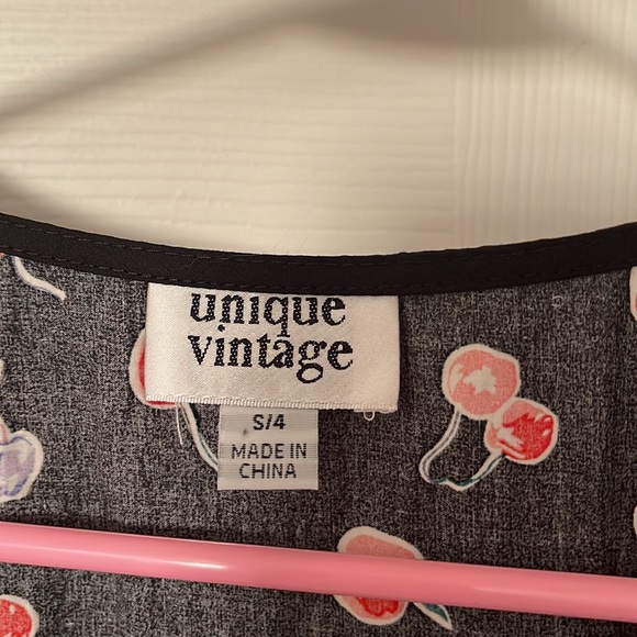 Unique Vintage Cherry Dress - Picture 3 of 4